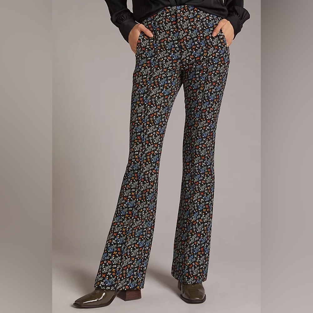 Scotch & Soda Women’s Tailored Floral Flare Pants Size XS